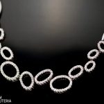 naszyjnik srebrny z cyrkoniami